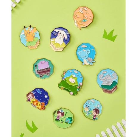 【海外イベント会場限定】ポケモン 韓国限定 「ぽこ あ ポケモン」×MUSINSA Pokémon Pokopia 【メタルピンバッジ（全10種・種類を選べる1個）】