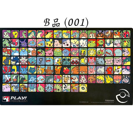 ポケモンカード 2018 Professor Program ジョウト （黒） プレイマット