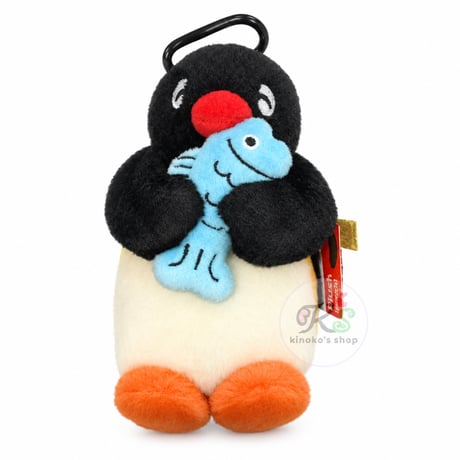 韓国 PINGU Fish Pouch Shopping Bag ピングー エコバッグ付きぬいぐるみ