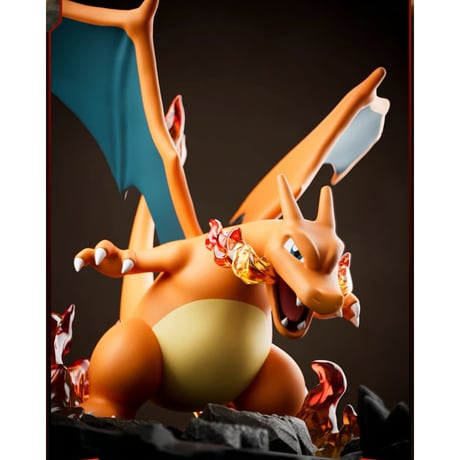 【外箱潰れの場合がございます】 海外ポケモングッズ Pokémon × HOLLYBOX 「極限対決」ジオラマフィギュア 【ピカチュウVSリザードン】