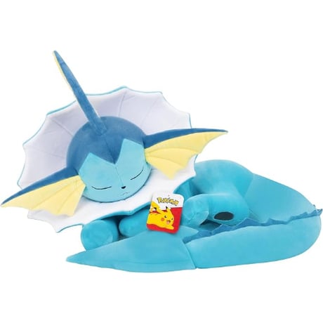 海外ポケモングッズ Jazwares おやすみぬいぐるみ 【シャワーズ／18インチ・約46cm】