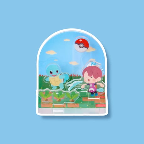 【海外イベント会場限定】ポケモン 韓国限定 「ぽこ あ ポケモン」×MUSINSA Pokémon Pokopia カプセルトイ【アクリルジオラマ（全4種・種類を選べる1個）】