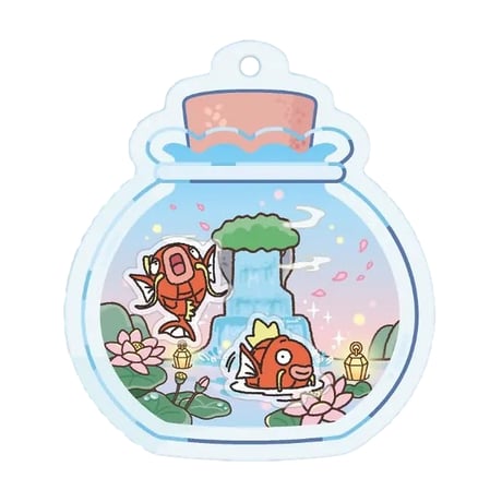 ポケモン 韓国イベント「ポケモン武陵桃源」【コイキング ゆらゆらキーリングコレクション（全5種・種類を選べる1個）】