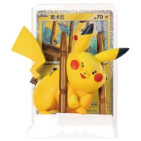 【カードは付属しません】ポケモンカード 中国BOX封入 カードイラストフィギュアコレクション ピカチュウだらけ 【ちょっとつっこむ】