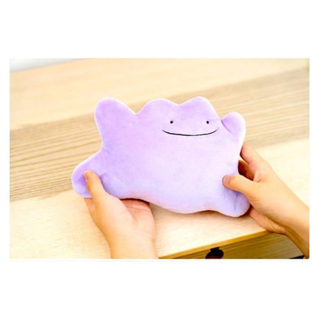 海外ポケモングッズ ポケモン × 3RD ROUND 韓国 メタモン ぬいぐるみポーチ