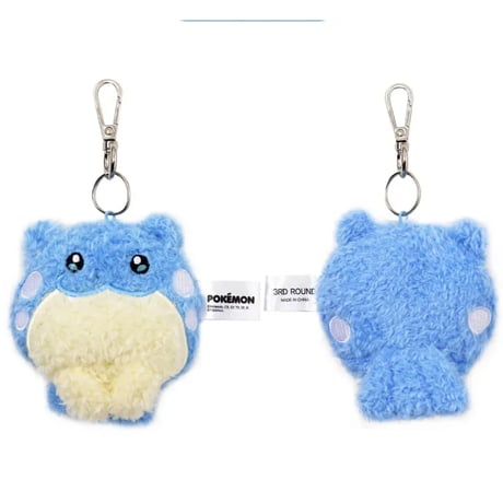 海外ポケモングッズ ポケモン × 3RD ROUND 韓国限定 ぺたんこぬいぐるみ 【ディグダ・ソーナンス・タマザラシ・フワンテ・ミニーブ・ウミディグダ】