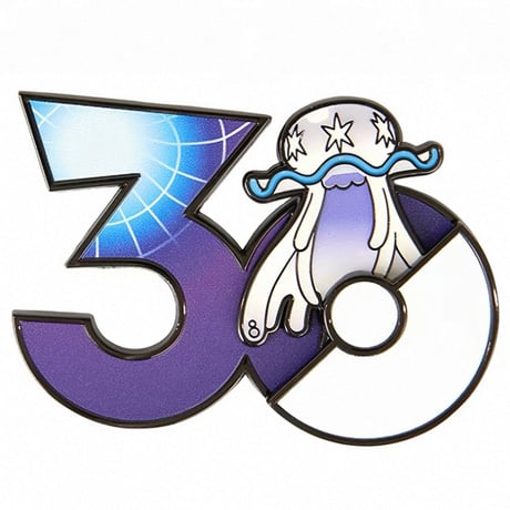 中国ポケモンセンターグッズ ポケモン30周年記念ロゴ マグネット ウツロイド