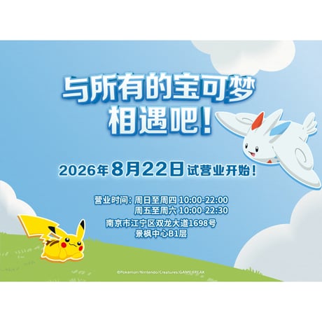 ポケモンカードゲーム 中国ジム店舗限定 南京 ピカチュウ＆トゲキッス スリーブ (64枚)