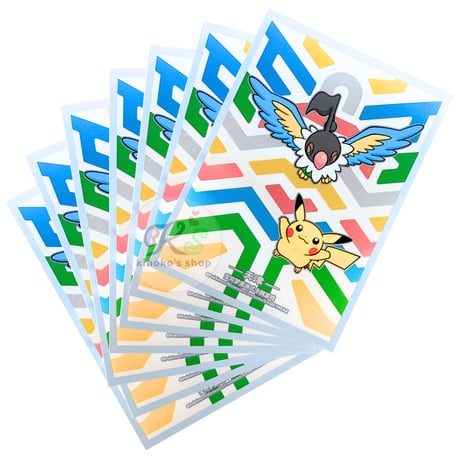 ポケモンカードゲーム 中国ジム店舗限定 天津 ピカチュウ＆ペラップ スリーブ (64枚)