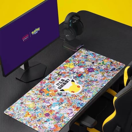 【箱潰れの場合がございます】 CHERRY XTRFY × ポケモン 30周年記念  What's Your Favorite? デスクマット 900×400mm