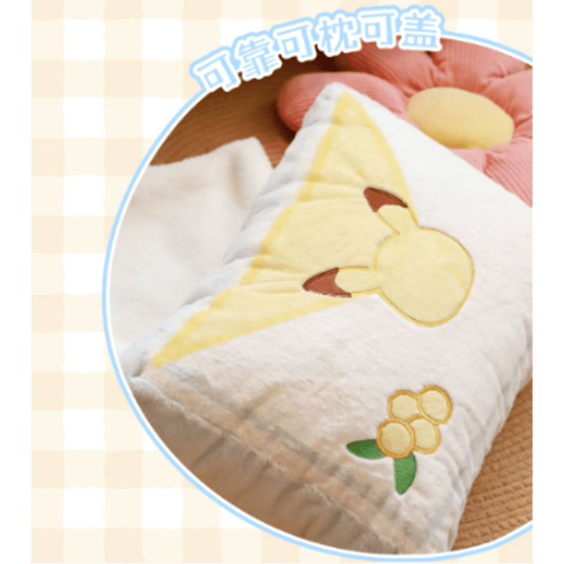 ぴちぴちピッチ 台湾限定 るちあになれる毛布 クッション 中国限定】 ポケモン ポケピース ピカチュウ クッション＆ブランケット