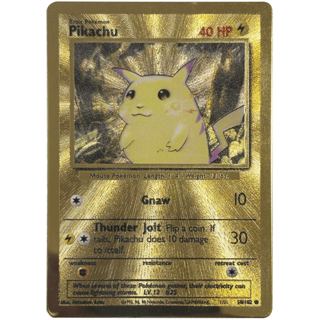 ピカチュウ 25th メタルカード【海外限定仕様】 /  Pikachu - Miscellaneous Cards & Products (58/102)