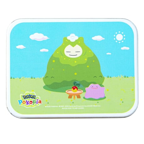ポケモン 韓国限定 「ぽこ あ ポケモン」×MUSINSA Pokémon Pokopia 【こけむしカビゴンの缶ケース入りフレークシール】