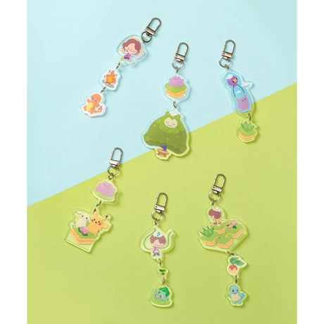 【海外イベント会場限定】ポケモン 韓国限定 「ぽこ あ ポケモン」×MUSINSA Pokémon Pokopia 【アクリルキーホルダー（全6種・種類を選べる1個）】