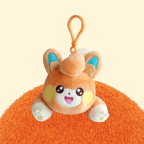 海外ポケモングッズ ポケモン × 3RD ROUND 韓国 パモ カラビナ付きマスコット