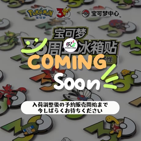 ポケモン 中国ポケモングッズ ポケモン30周年 むしタイプ マグネット ②