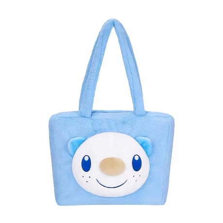 ポケモン 中国ポケモンセンター 水波相伴シリーズ ぬいぐるみトートバッグ 【ミジュマル】 / Oshawott Plush Tote Bag