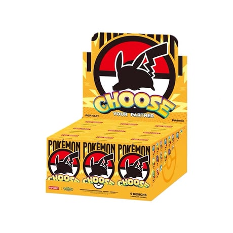 ポケモン × POP MART CHOOSE YOUR PARTNER ジオラマフィギュア 9個入りBOX