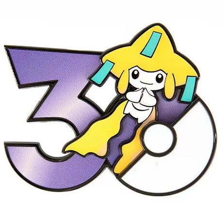 中国ポケモンセンターグッズ ポケモン30周年記念ロゴ マグネット ジラーチ