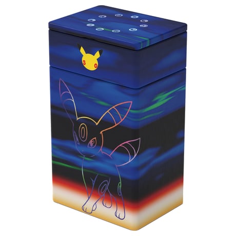 【擦れがある場合がございます】ポケモン 中国BOX限定 プレミアムデッキセット ブラッキーex 封入 金属製ダメカンケース付きデッキケース 【ブラッキー】