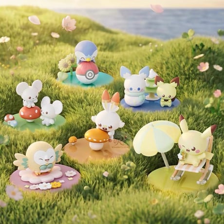 【中国限定】 ポケモン ポケピース 四季のひととき 季節のインテリアフィギュア【全6種コンプリート】
