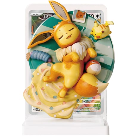 【カードは付属しません】ポケモンカード 海外BOX封入 カードイラストフィギュアコレクション 【イーブイ(シークレット)】