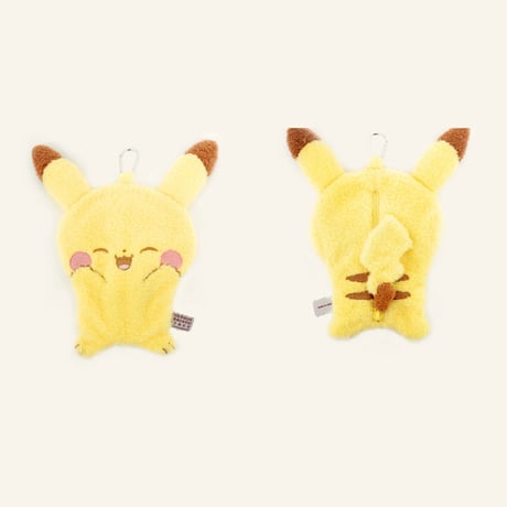 海外ポケモングッズ ポケモン × NOORI PLUS 韓国 ポケピース カラビナ付きぬいぐるみポーチ【全5種類／約17〜24cm】