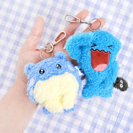 海外ポケモングッズ ポケモン × 3RD ROUND 韓国限定 ぺたんこぬいぐるみ 【ディグダ・ソーナンス・タマザラシ・フワンテ・ミニーブ・ウミディグダ】