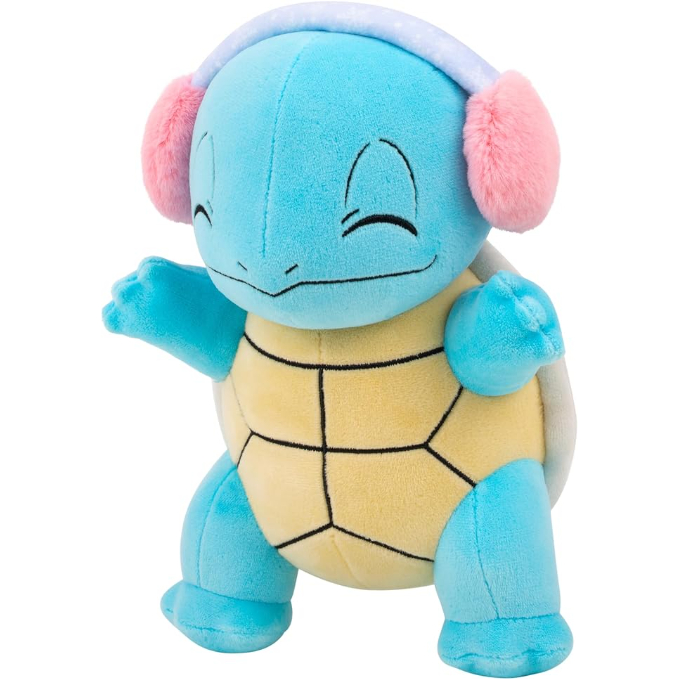 海外ポケモングッズ Jazwares クリスマスぬいぐるみ 【ゼニガメ／8