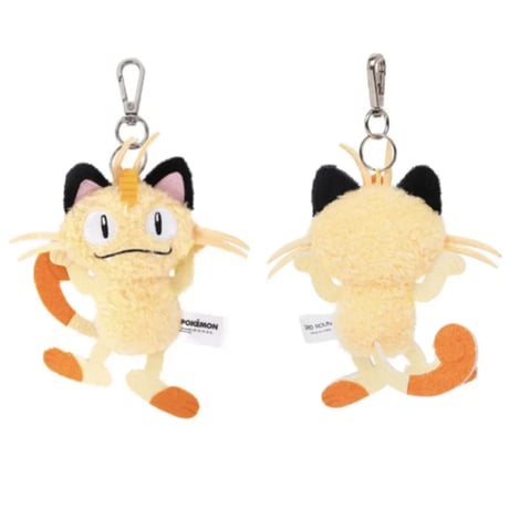 海外ポケモングッズ ポケモン × 3RD ROUND 韓国限定 ぺたんこぬいぐるみ 【ズバット・トランセル・ニャース・シャリタツ】