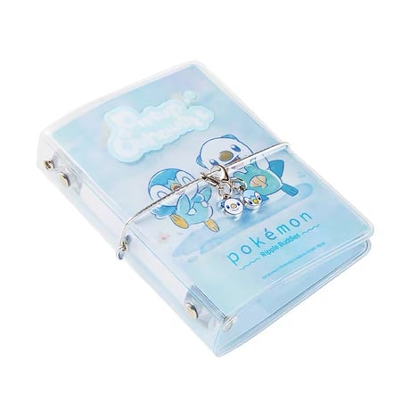 ポケモン 中国ポケモンセンター 水波相伴シリーズ ミニバインダーノート 【ポッチャマ＆ミジュマル】 / Piplup & Oshawott Mini Binder