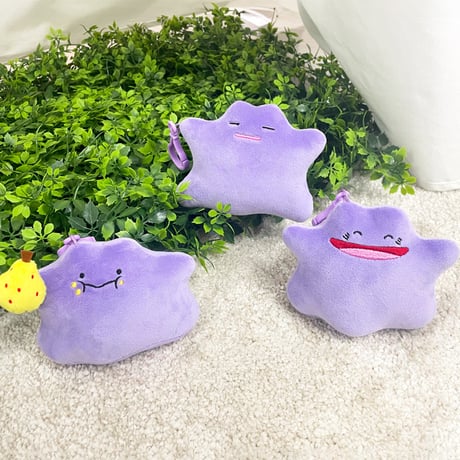 海外ポケモングッズ ポケモン × NOORI PLUS 韓国限定 きのみもぐもぐメタモン カラビナ付きマスコット