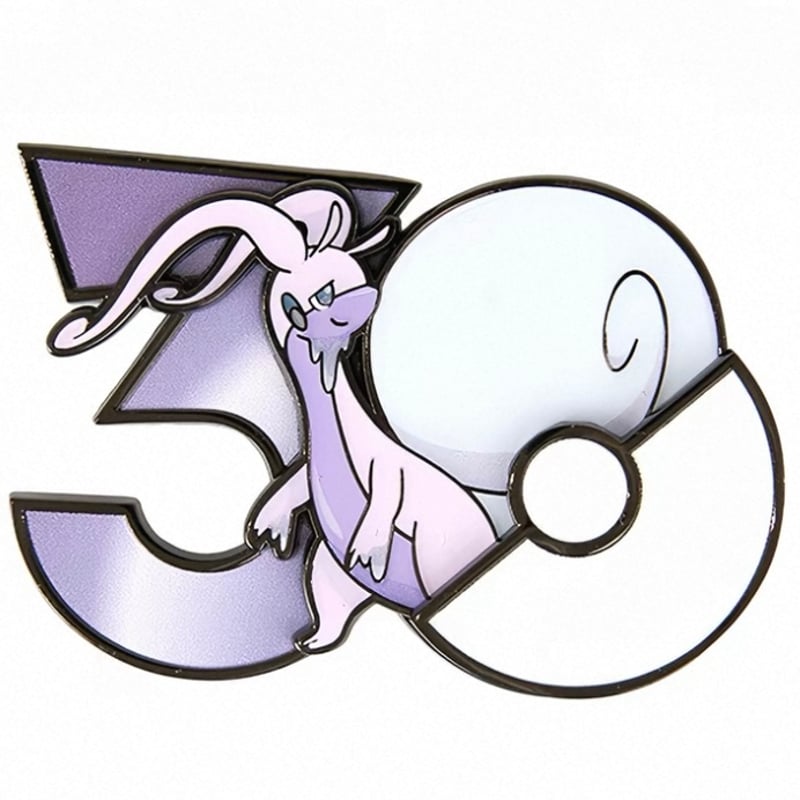 中国ポケモンセンターグッズ ポケモン30周年記念ロゴ マグネット