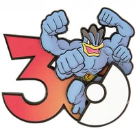 中国ポケモンセンターグッズ ポケモン30周年記念ロゴ マグネット カイリキー