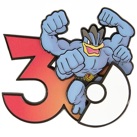 中国ポケモンセンターグッズ ポケモン30周年記念ロゴ マグネット カイリキー