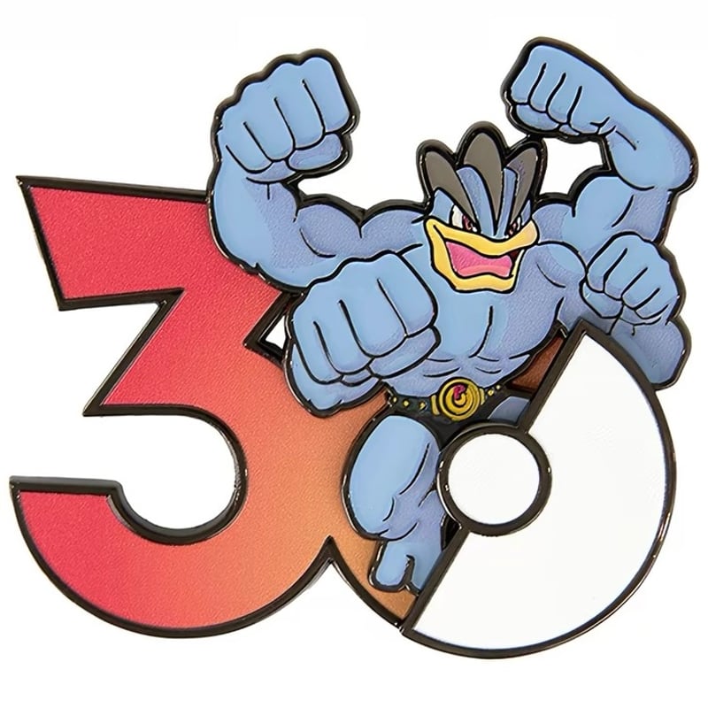 中国ポケモンセンターグッズ ポケモン30周年記念ロゴ マグネット