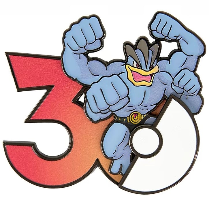 中国ポケモンセンターグッズ ポケモン30周年記念ロゴ マグネット