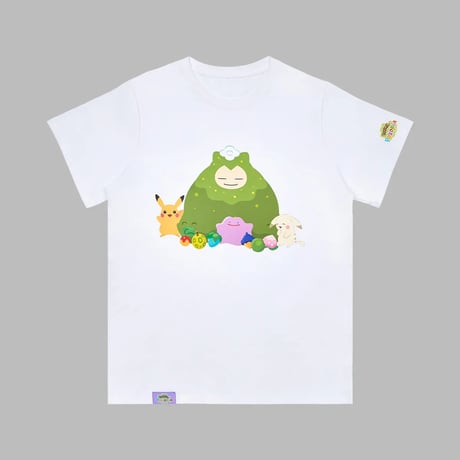 ポケモン 韓国限定 「ぽこ あ ポケモン」×MUSINSA Pokémon Pokopia 【カビゴン（こけむし） 半袖Tシャツ】