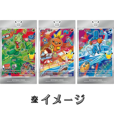 【箱潰れの場合がございます】ポケモンカード 中国簡体版 ポケモンカード30th Celebration Card Sets vol.3