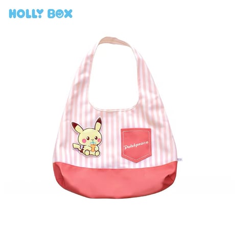 【中国限定】 ポケモン ポケピース 大容量キャンバスショルダーバッグ ピカチュウ / ポッチャマ