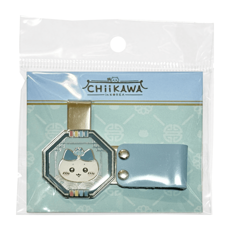 海外ちいかわグッズ CHIIKAWA in KOREA クリップペンホルダー【ハチワレ】