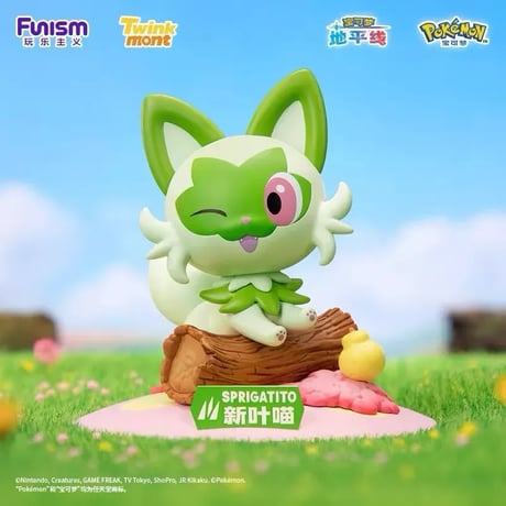 海外限定ポケモングッズ Pokémon × Funism キラめく瞬間シリーズ フィギュア 【ニャオハ】