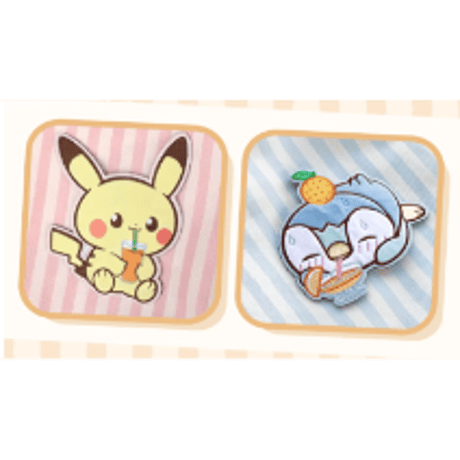【中国限定】 ポケモン ポケピース 大容量キャンバスショルダーバッグ ピカチュウ / ポッチャマ