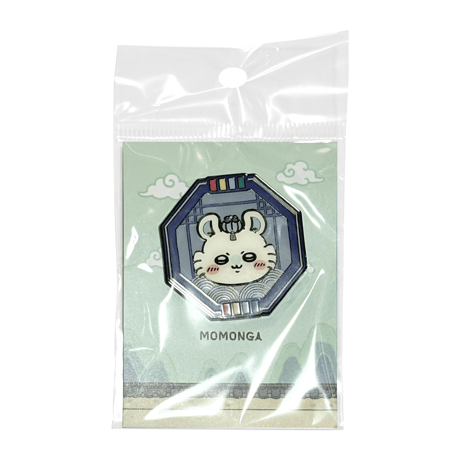 海外ちいかわグッズ CHIIKAWA in KOREA ピンバッジ【モモンガ】