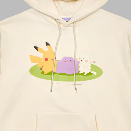 ポケモン 韓国限定 「ぽこ あ ポケモン」×MUSINSA Pokémon Pokopia 【うすチュウ・ピカチュウ・メタモン パーカー】