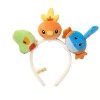 ポケモン 中国ポケモンセンター 「随心搭配」シリーズ ぬいぐるみカチューシャ 【キモリ＆アチャモ＆ミズゴロウ】