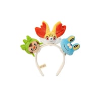ポケモン 中国ポケモンセンター 「随心搭配」シリーズ ぬいぐるみカチューシャ 【ハリマロン＆フォッコ＆ケロマツ】