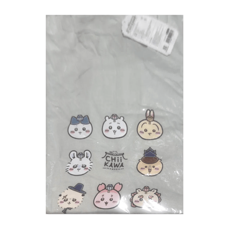 海外ちいかわグッズ CHIIKAWA in KOREA Tシャツ【みんな 韓服】