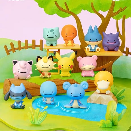 海外ポケモングッズ ポケモン × Funism 小さな奇遇 マスコット【メタモンのケース入りへんしんメタモン12種セット】