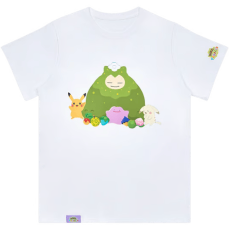 ポケモン 韓国限定 「ぽこ あ ポケモン」×MUSINSA Pokémon Pokopia 【カビゴン（こけむし）/メタモン/ピカチュウ/うすチュウ 半袖Tシャツ】